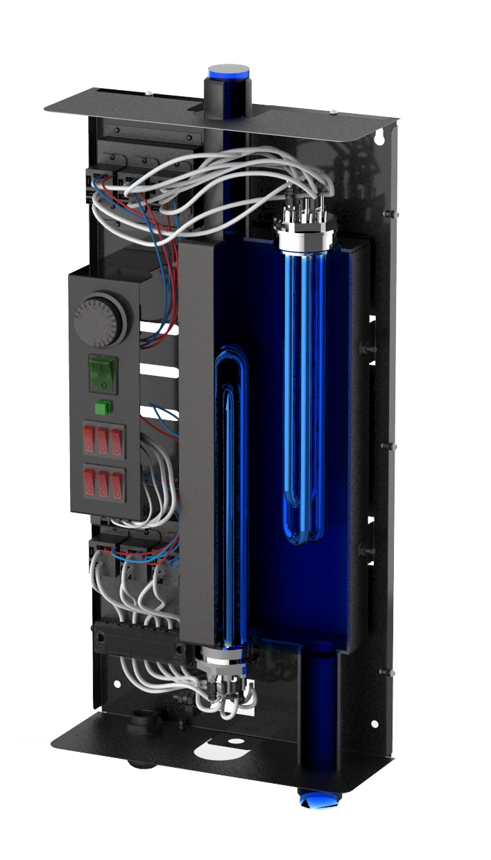 Электрокотел Куппер Спутник-12 (2.0) черный - Теплодар