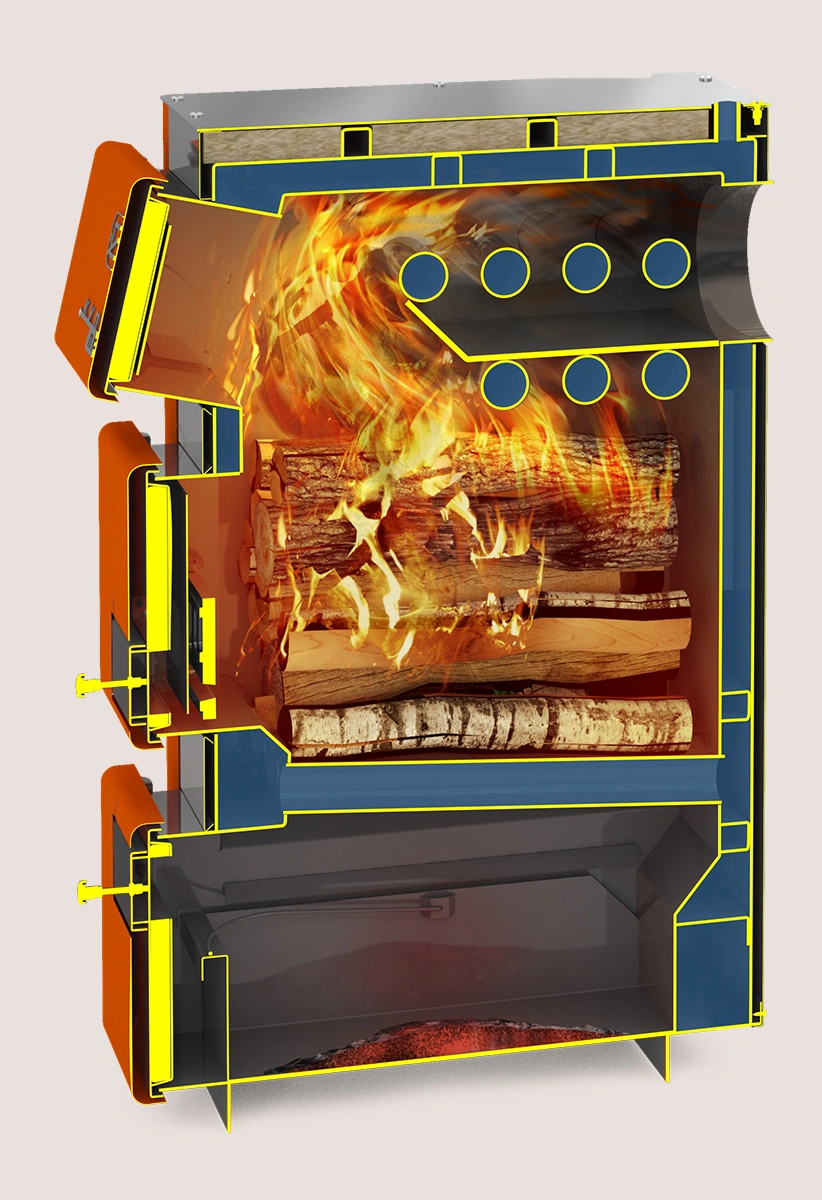 Твердотопливный котел Куппер ПРО-28 (2.0) - Теплодар